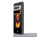 blessing back phone cover | glass case for google pixel 7 pro