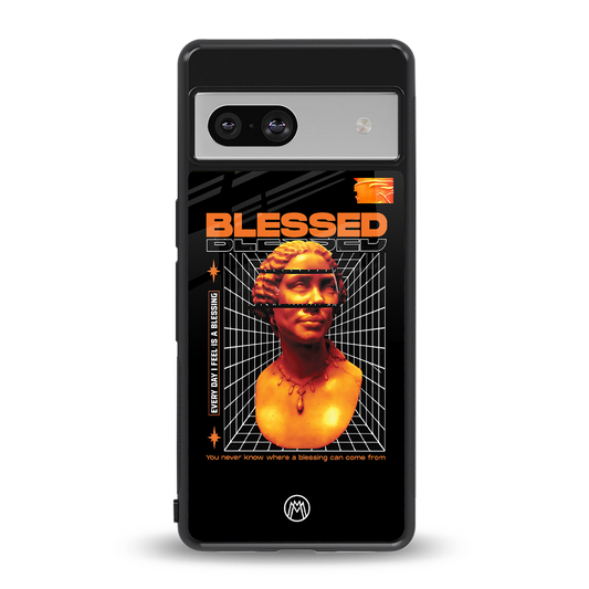 blessing back phone cover | glass case for Google Pixel 7A
