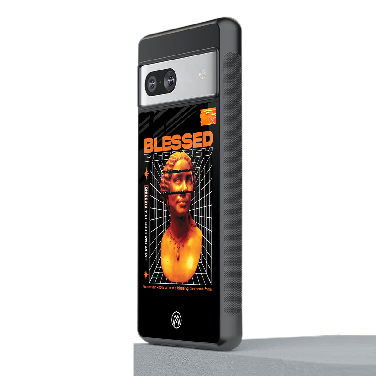 blessing back phone cover | glass case for Google Pixel 7A