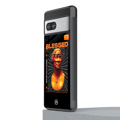 blessing back phone cover | glass case for Google Pixel 7A
