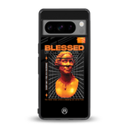 blessing back phone cover | glass case for google pixel 8 pro