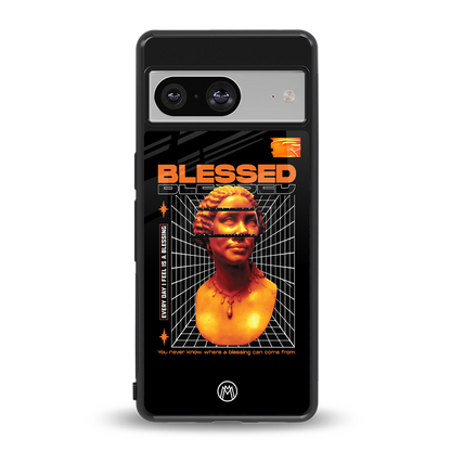 blessing back phone cover | glass case for Google Pixel 8