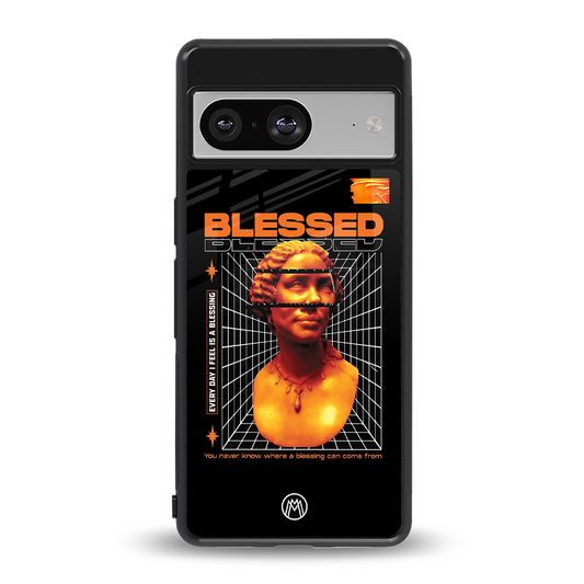 blessing back phone cover | glass case for Google Pixel 8