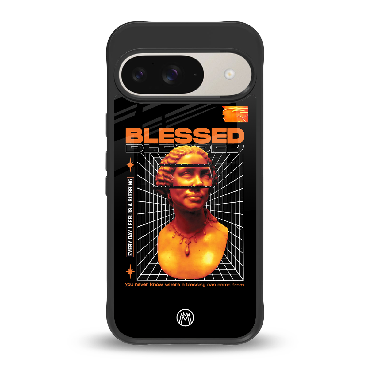 blessing back phone cover | glass case for google pixel 9