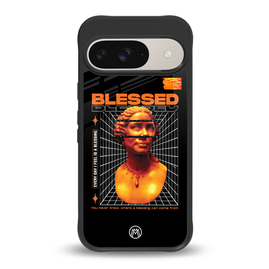 blessing back phone cover | glass case for google pixel 9