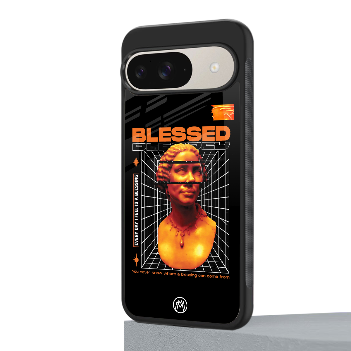 blessing back phone cover | glass case for google pixel 9