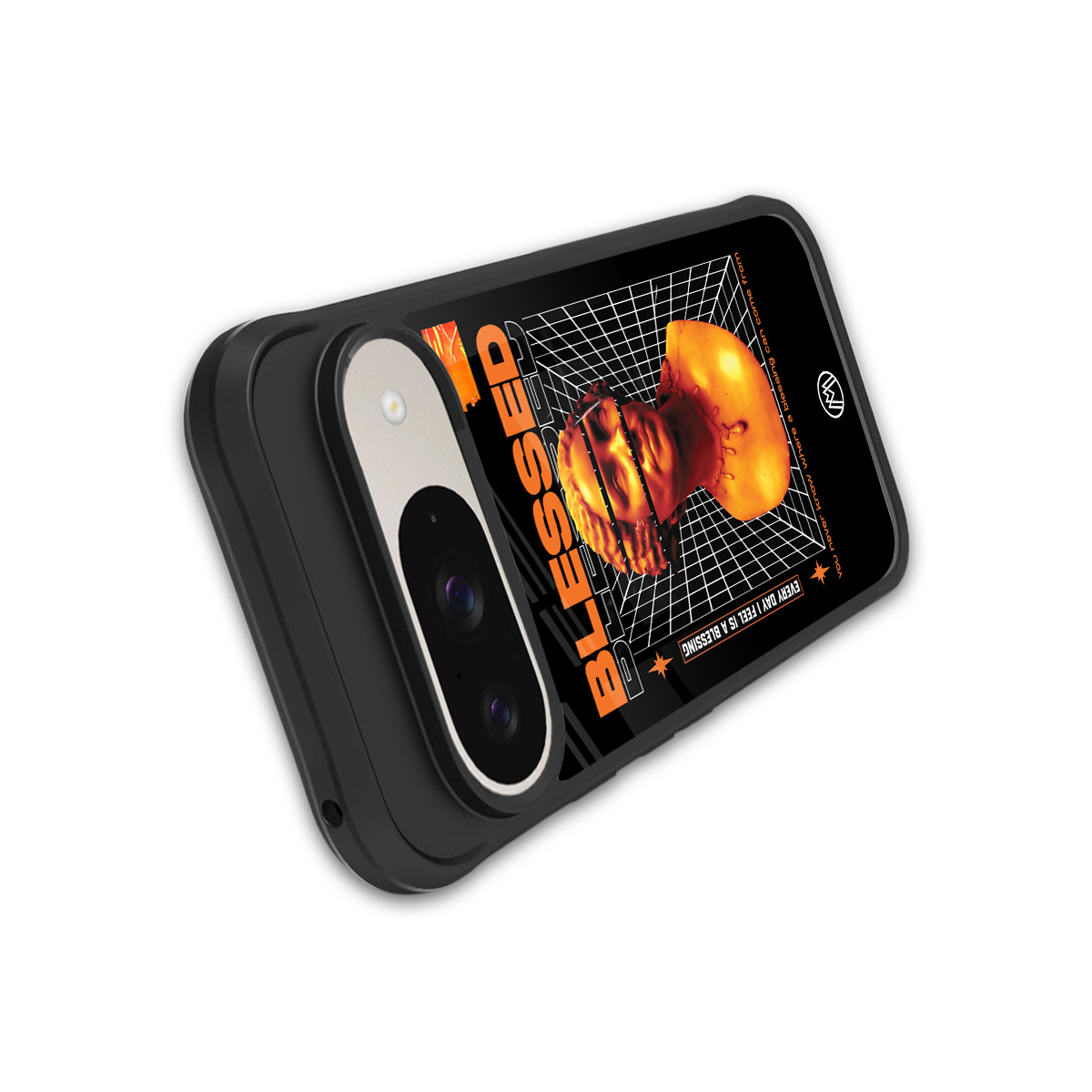 blessing back phone cover | glass case for google pixel 9
