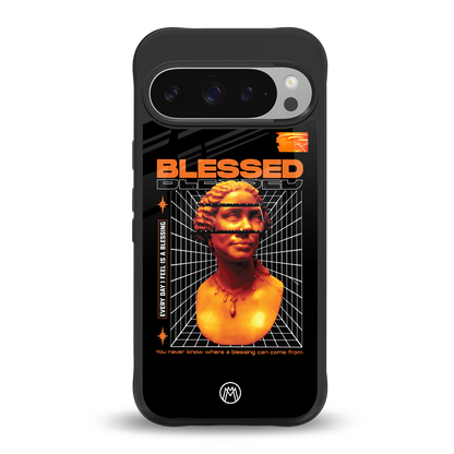 blessing back phone cover | glass case for google pixel 9 pro xl