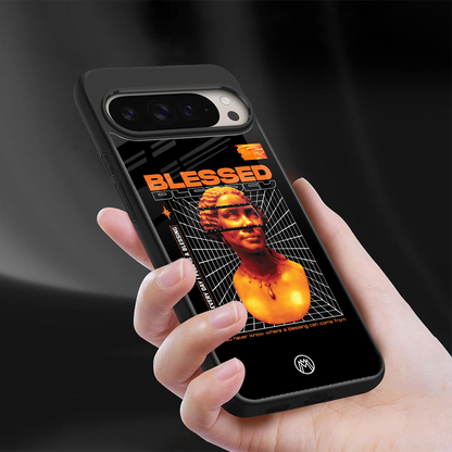 blessing back phone cover | glass case for google pixel 9 pro xl