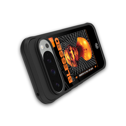 blessing back phone cover | glass case for google pixel 9 pro xl