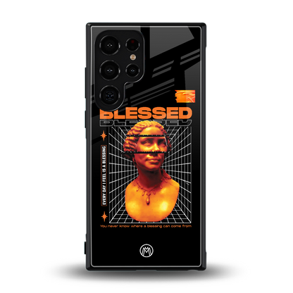 blessing back phone cover | glass case for samsung galaxy s24 ultra