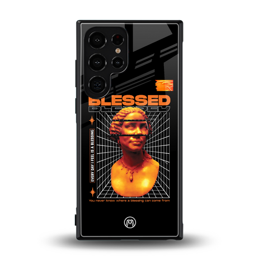 blessing back phone cover | glass case for samsung galaxy s24 ultra