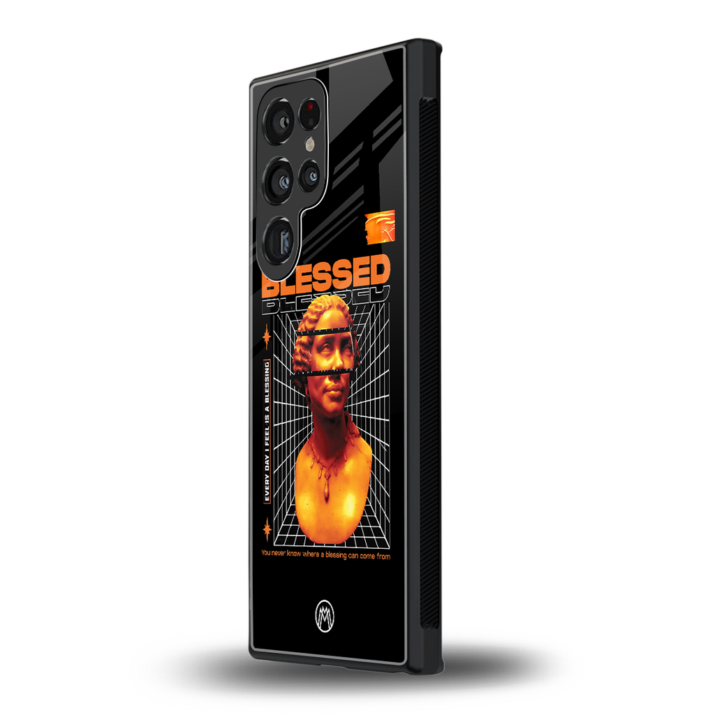 blessing back phone cover | glass case for samsung galaxy s24 ultra