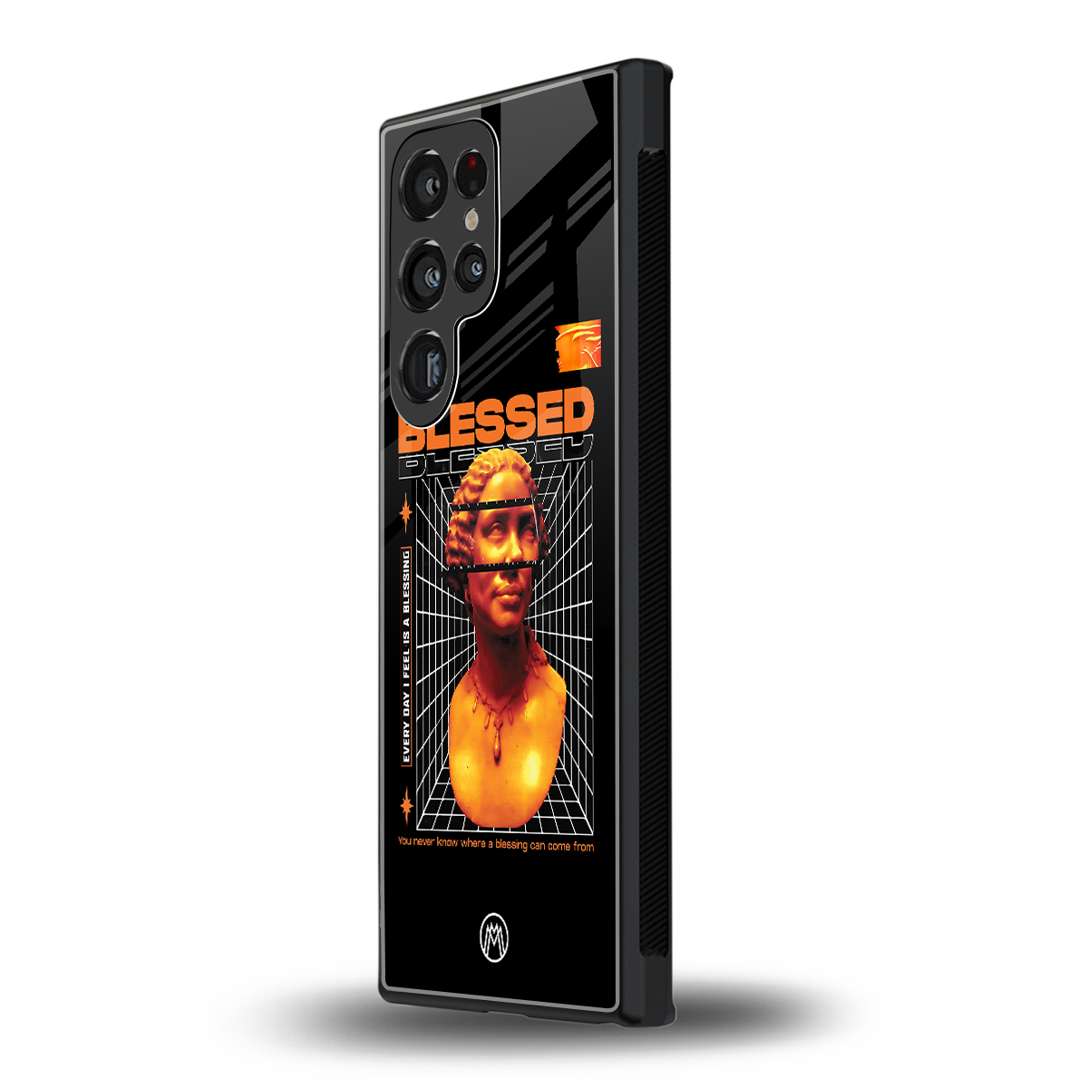 blessing back phone cover | glass case for samsung galaxy s24 ultra
