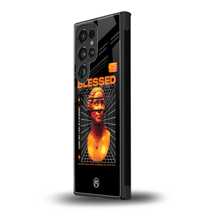 blessing back phone cover | glass case for samsung galaxy s24 ultra