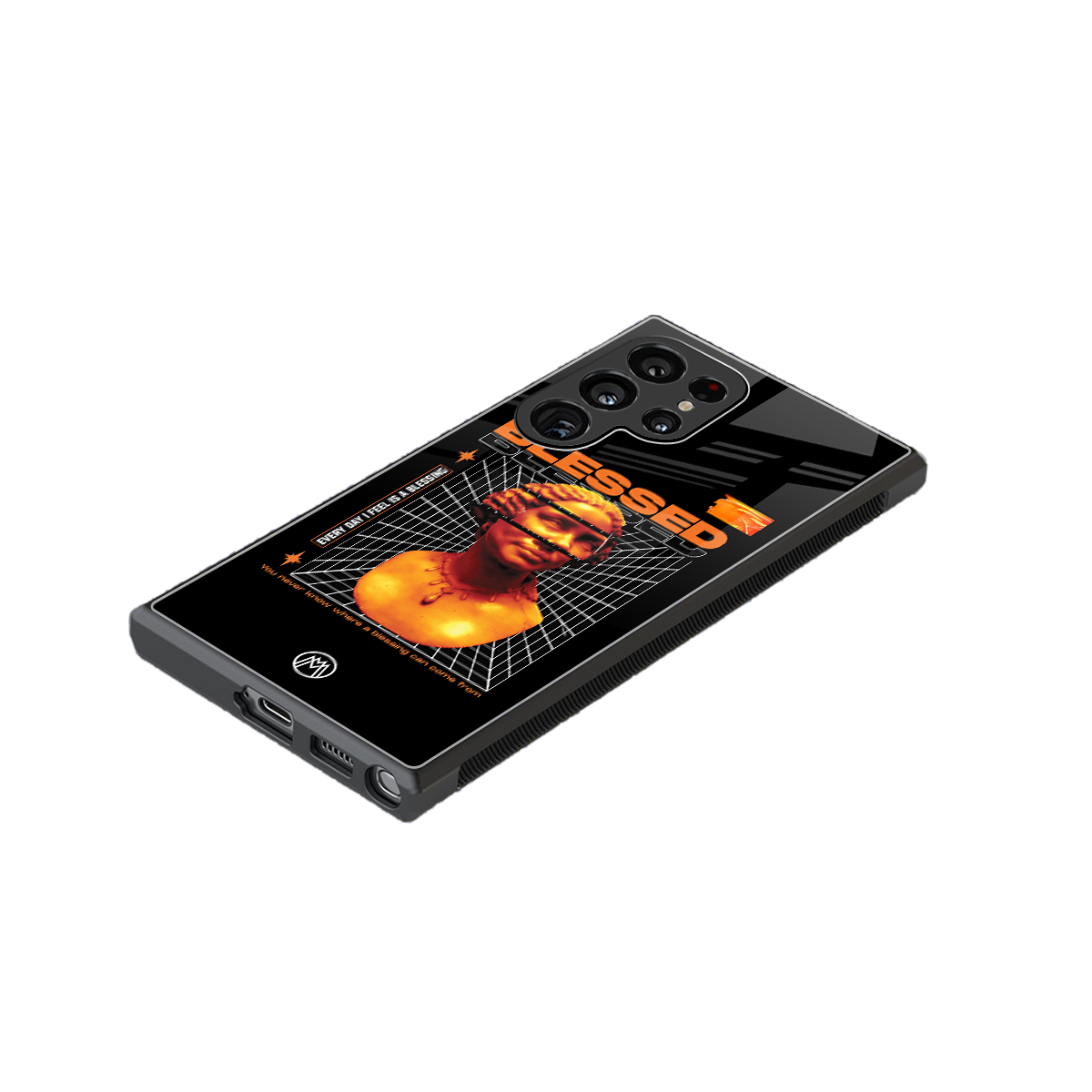 blessing back phone cover | glass case for samsung galaxy s24 ultra