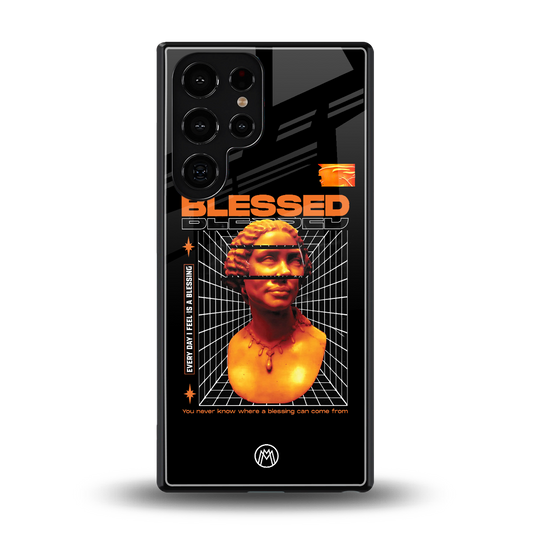 blessing back phone cover | glass case for samsung galaxy s25 ultra