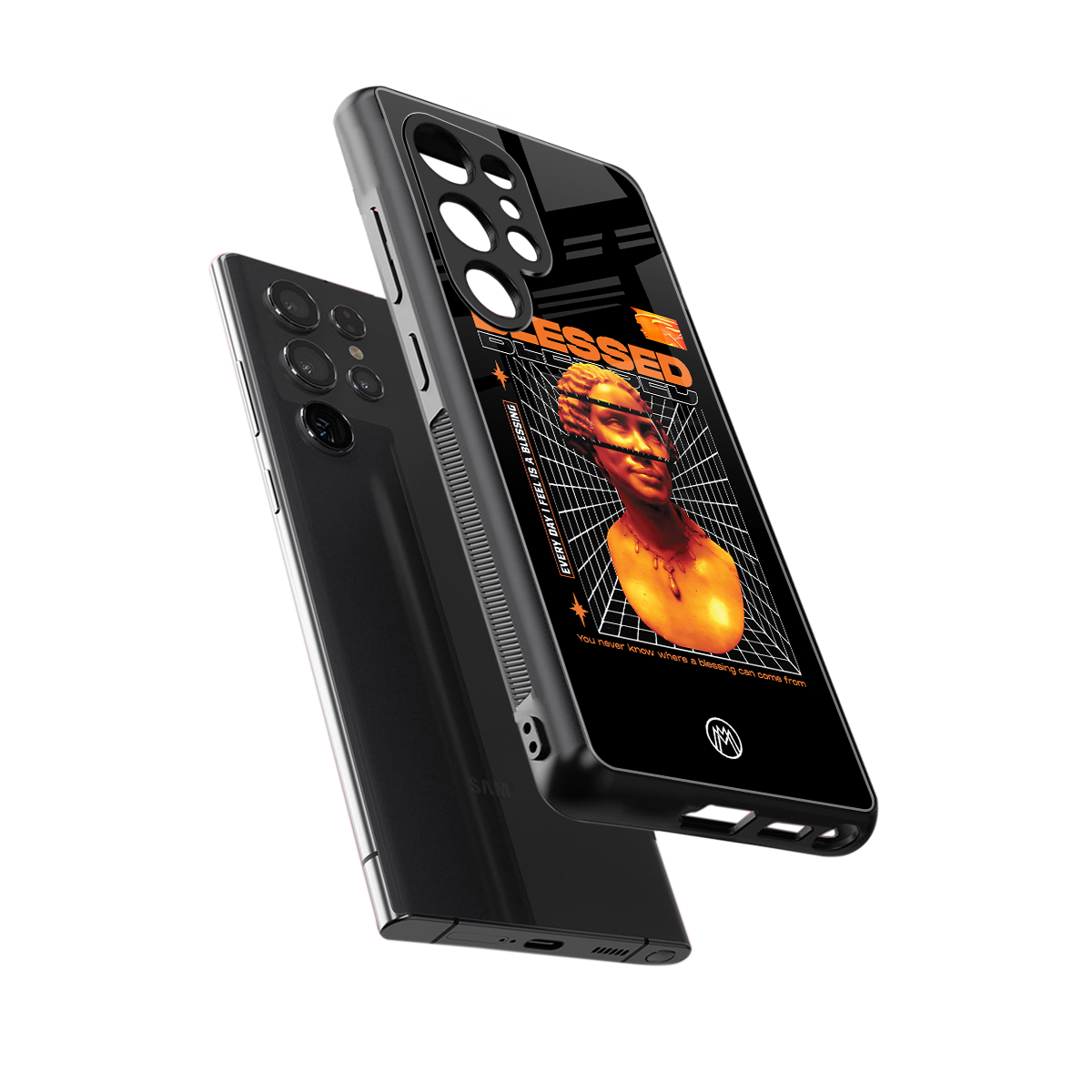 blessing back phone cover | glass case for samsung galaxy s25 ultra