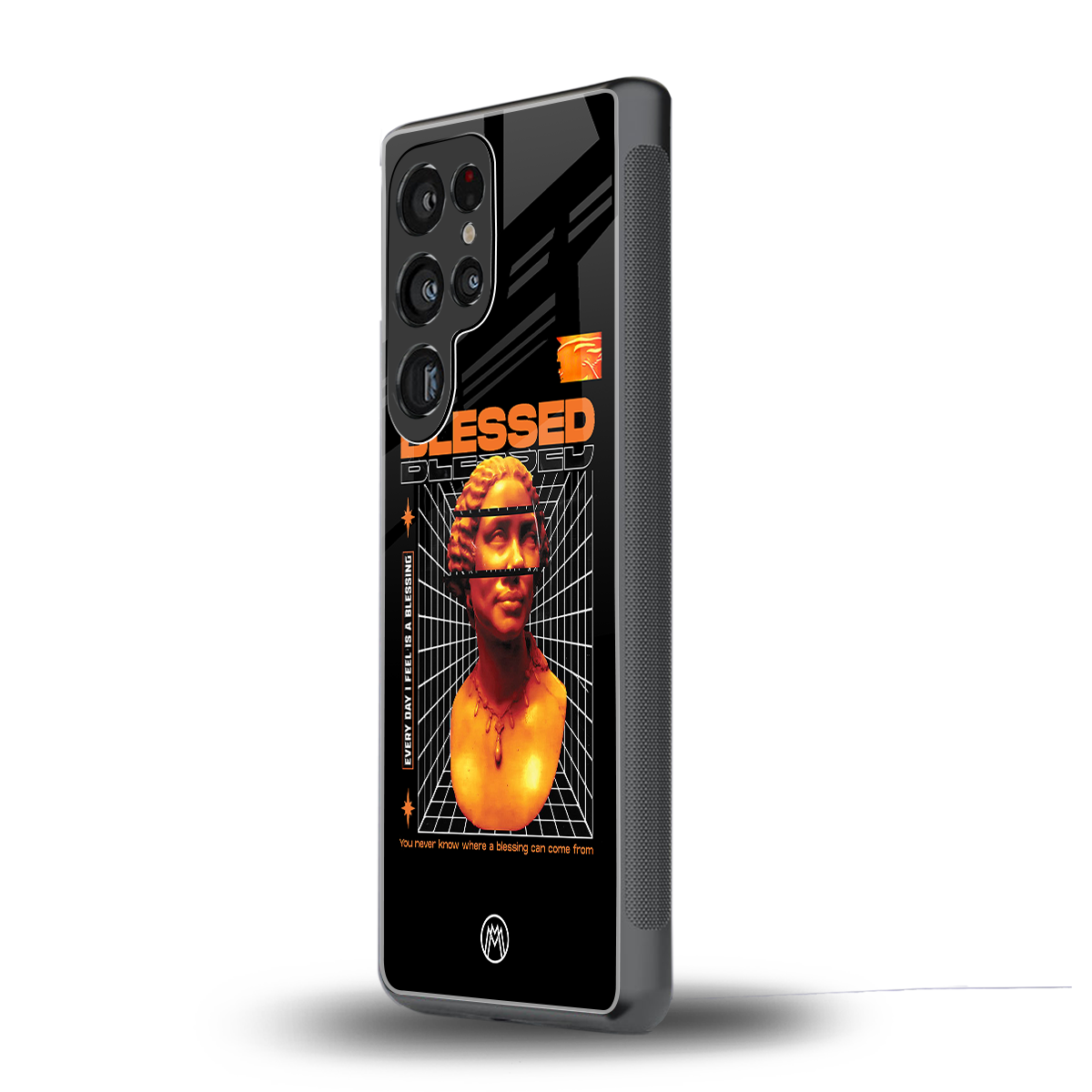 blessing back phone cover | glass case for samsung galaxy s25 ultra