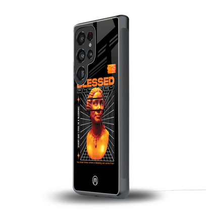 blessing back phone cover | glass case for samsung galaxy s25 ultra