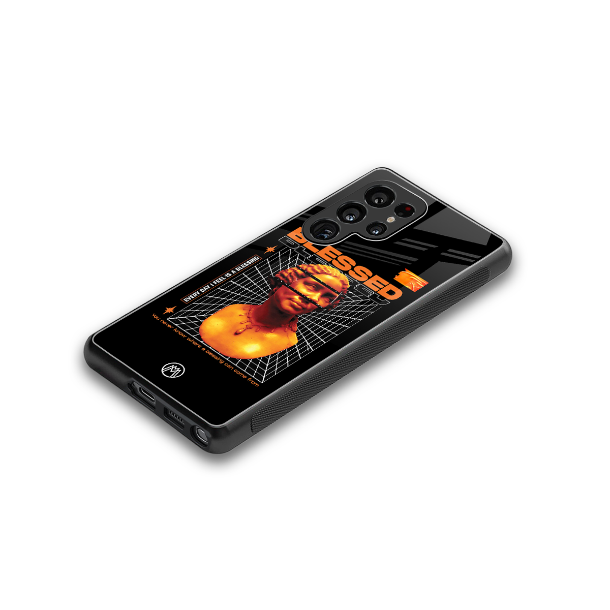 blessing back phone cover | glass case for samsung galaxy s25 ultra