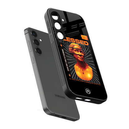 blessing back phone cover | glass case for samsung galaxy s23 plus