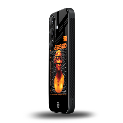 blessing back phone cover | glass case for samsung galaxy s24 plus