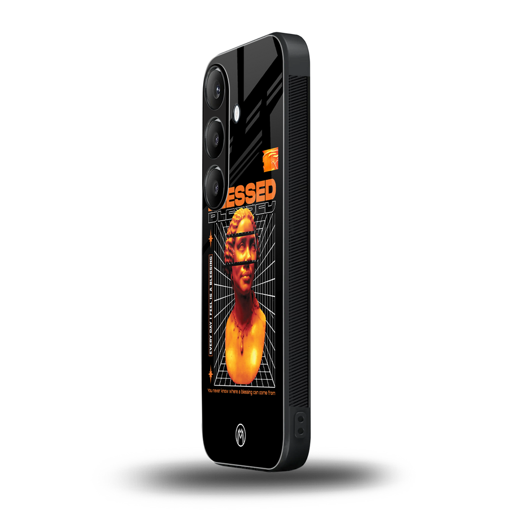 blessing back phone cover | glass case for samsung galaxy s24 fe