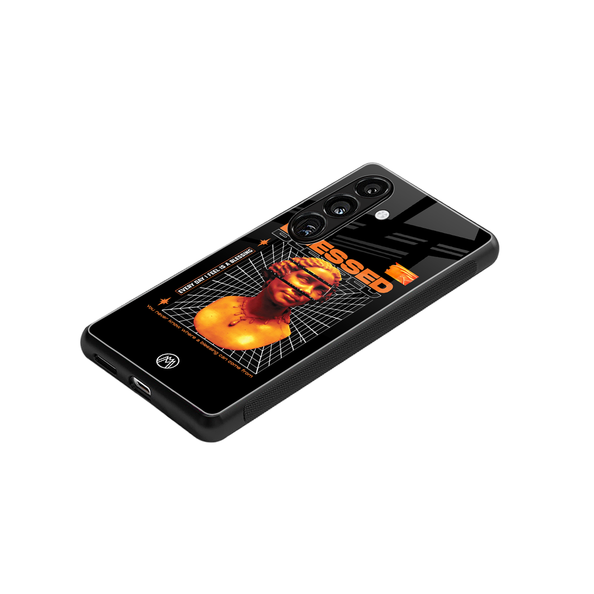 blessing back phone cover | glass case for samsung galaxy s25
