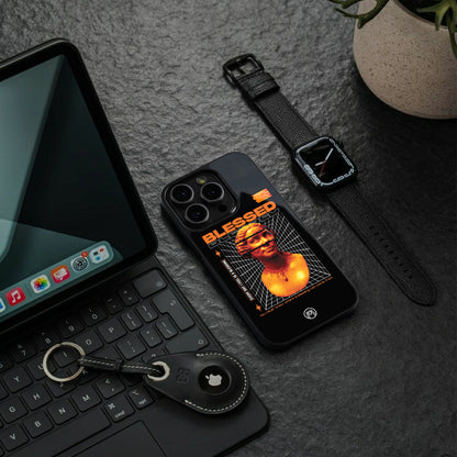 blessing back phone cover | glass case for iphone 16 pro