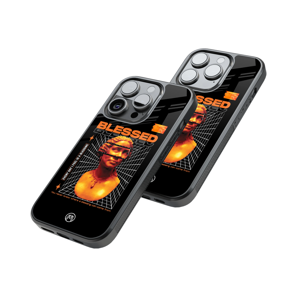 Protective Glass Back Phone Case Compatible with iPhone, Samsung, OnePlus, Pixel & More