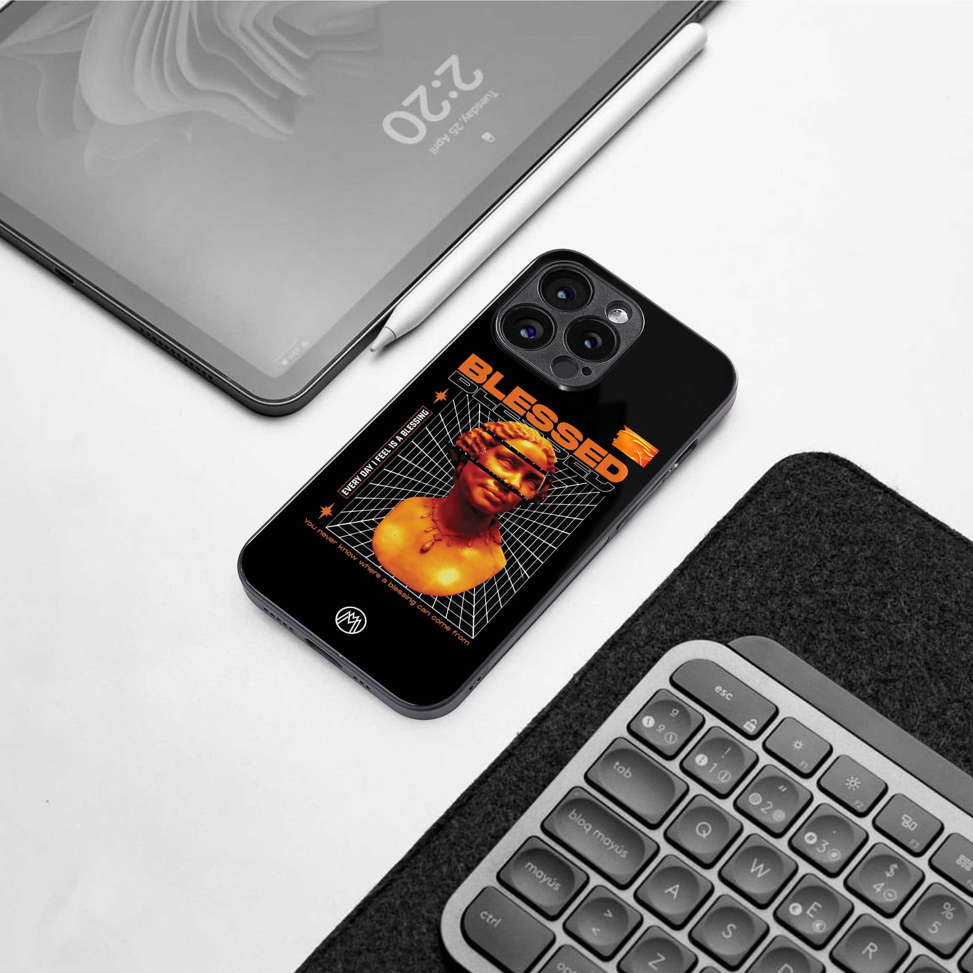 blessing back phone cover | glass case for samsung galaxy s24 ultra