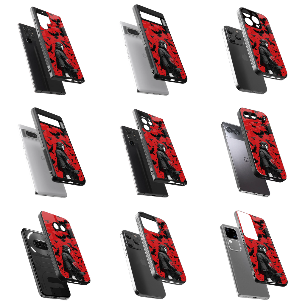 Durable Glass Back Mobile Case for iPhone, Samsung, OnePlus, Google Pixel, Redmi, Vivo, Oppo
