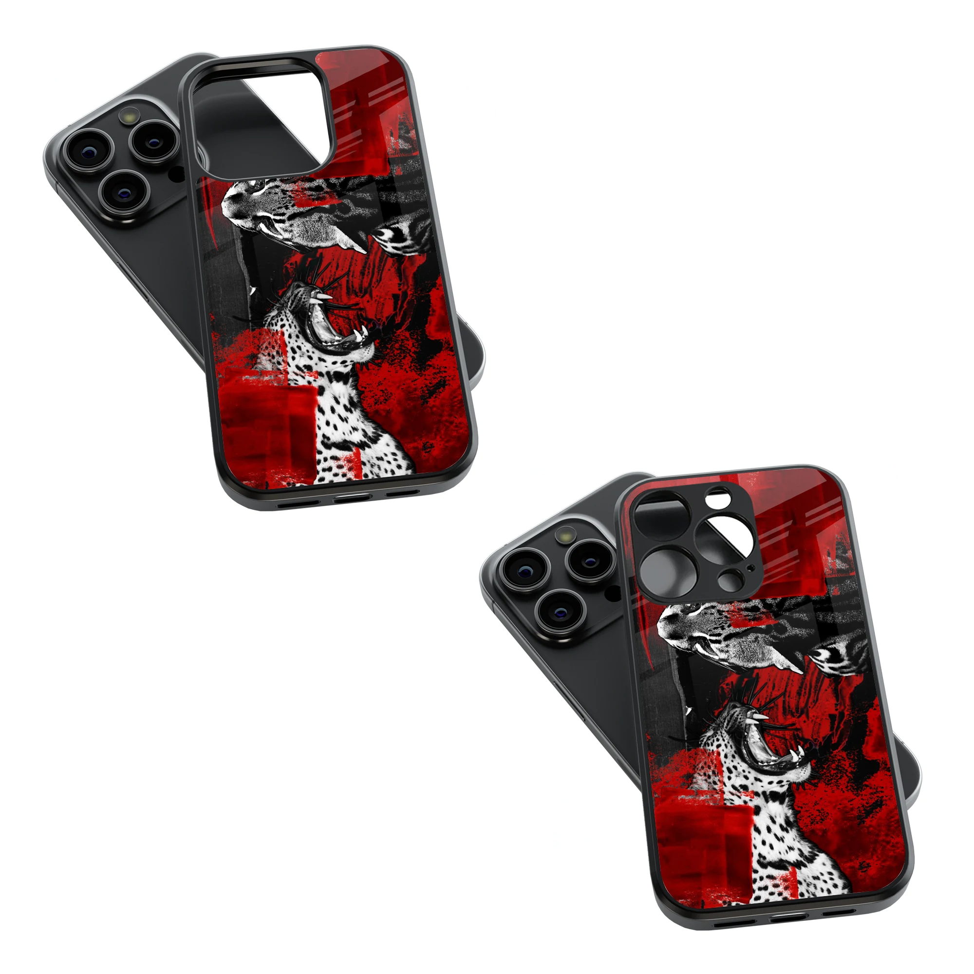 Trendy Glass Back Mobile Case for iPhone, Samsung, Redmi, OnePlus, Google Pixel, Motorola