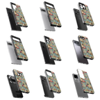 Durable Glass Back Mobile Case for iPhone, Samsung, OnePlus, Google Pixel, Redmi, Vivo, Oppo