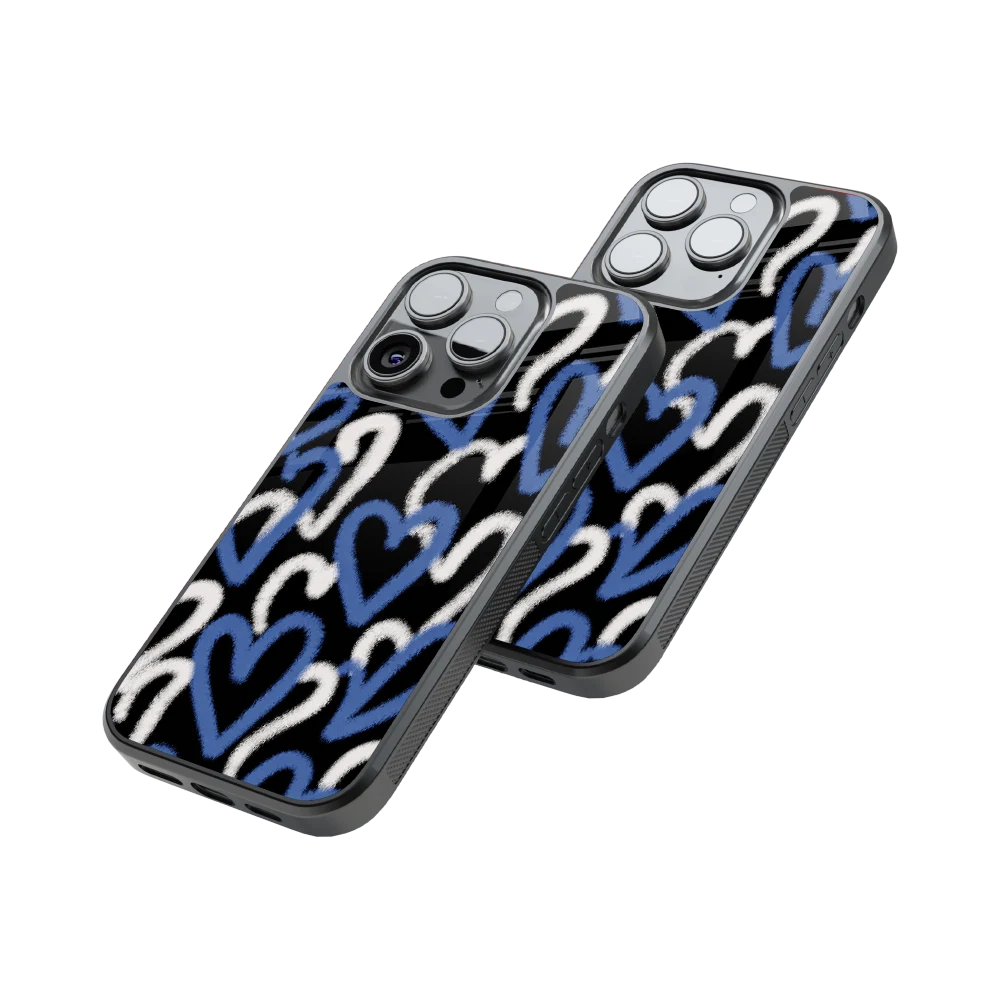 Protective Glass Back Phone Case Compatible with iPhone, Samsung, OnePlus, Pixel & More