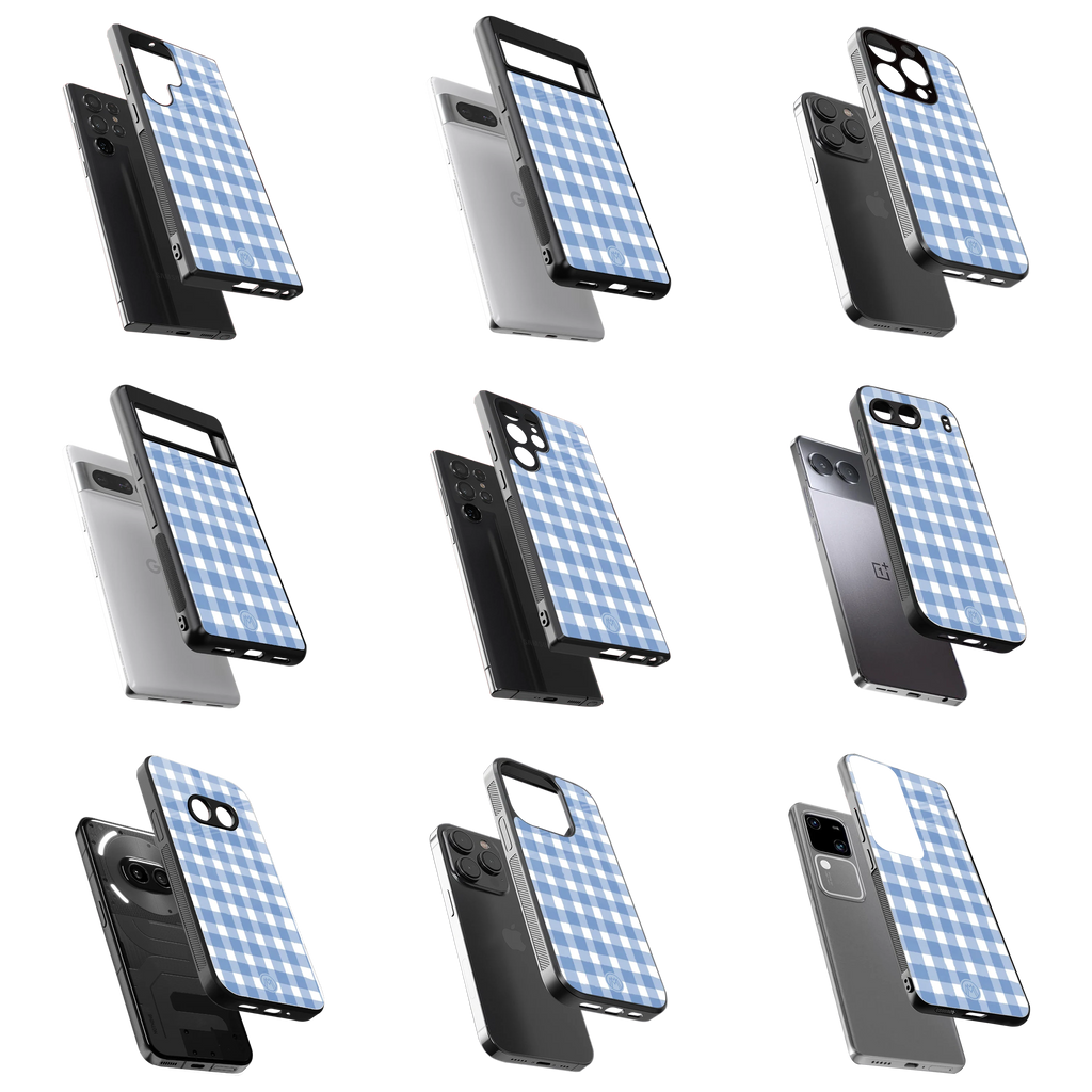Durable Glass Back Mobile Case for iPhone, Samsung, OnePlus, Google Pixel, Redmi, Vivo, Oppo