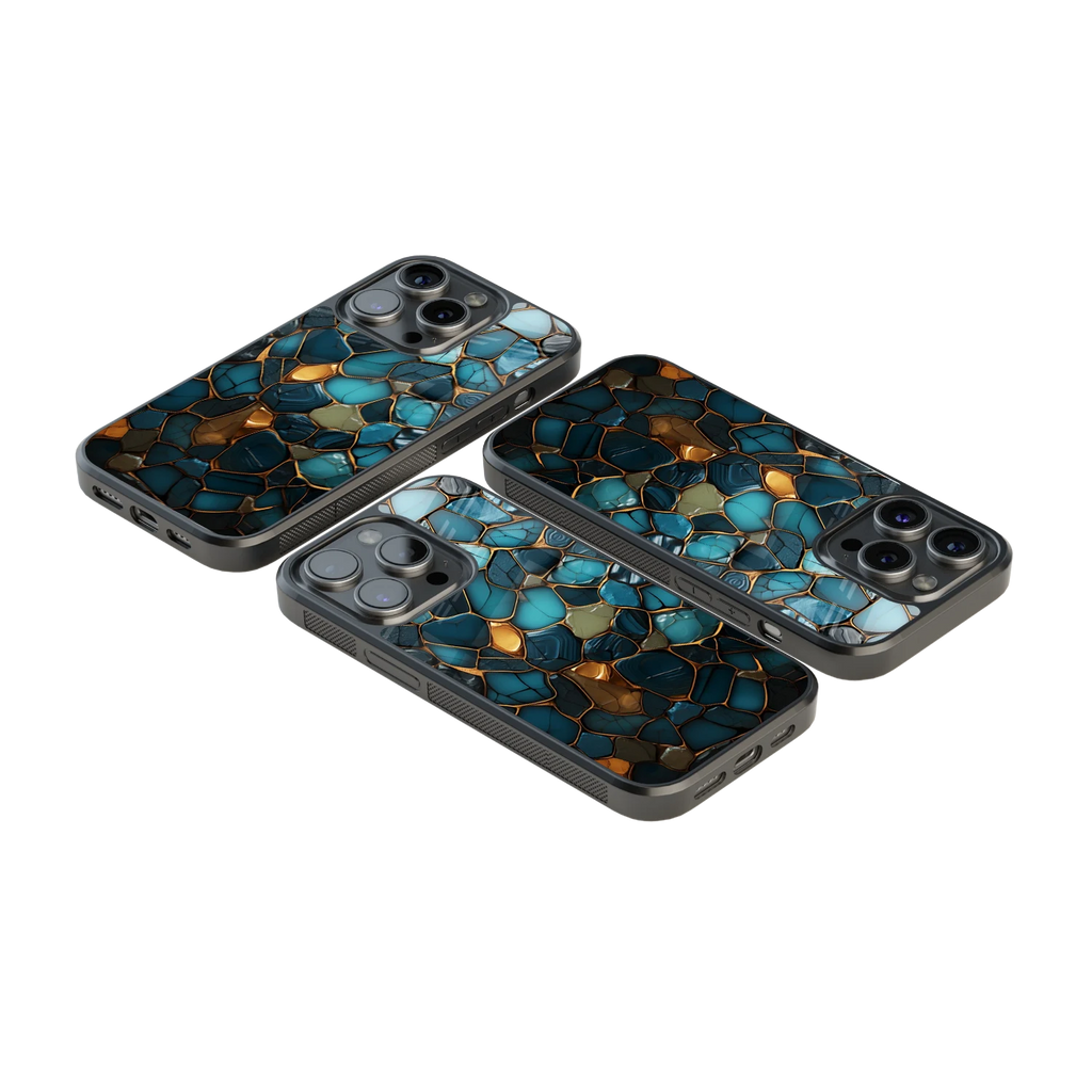 Luxury Glass Back Mobile Cover for iPhone, Samsung Galaxy, OnePlus, Pixel, Redmi & More
