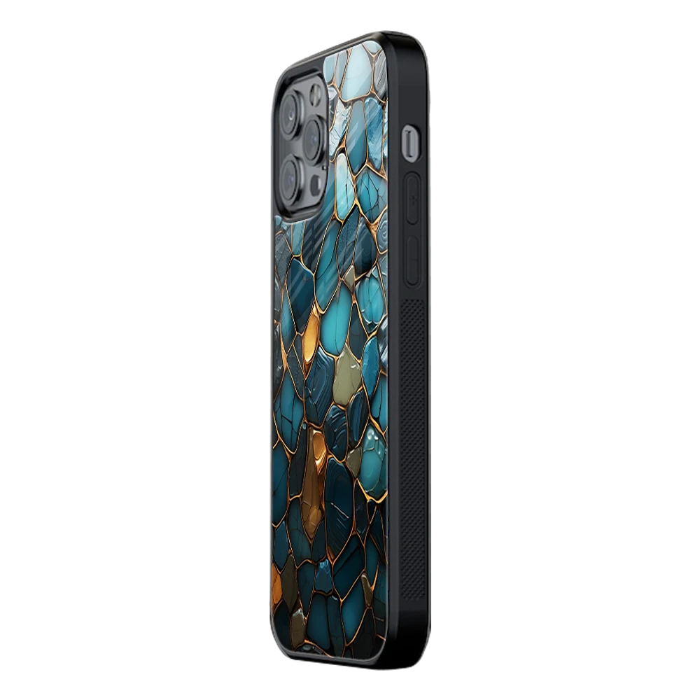 Slim Glass Back Phone Case for Multiple Brands iPhone, Samsung, Redmi, OnePlus, Oppo, Vivo