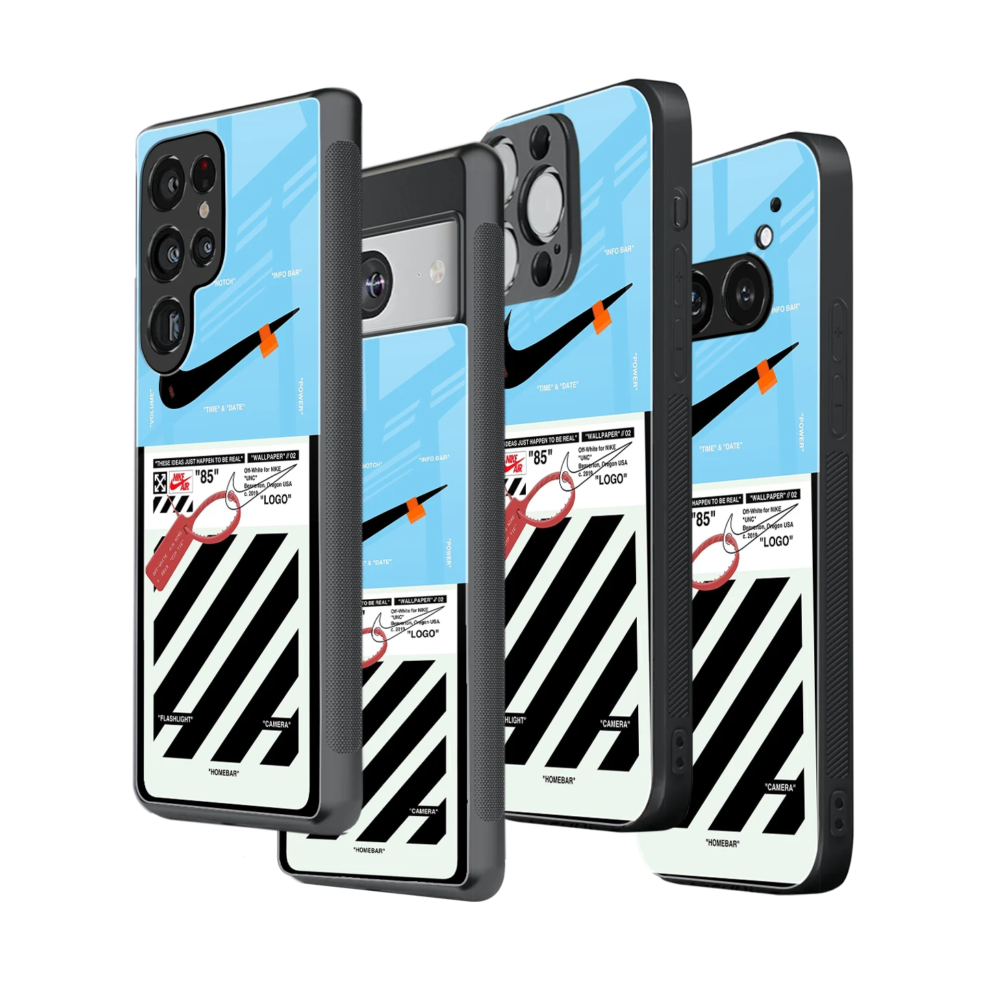 Stylish Glass Back Case for All Smartphones iPhone, Samsung, OnePlus, Pixel, Redmi, Oppo, Vivo, Motorola
