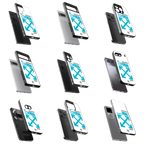 Durable Glass Back Mobile Case for iPhone, Samsung, OnePlus, Google Pixel, Redmi, Vivo, Oppo