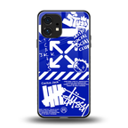 blue travis scott x anti social social club back phone cover | glass case for nothing phone 1