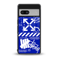 blue travis scott x anti social social club back phone cover | glass case for Google Pixel 7