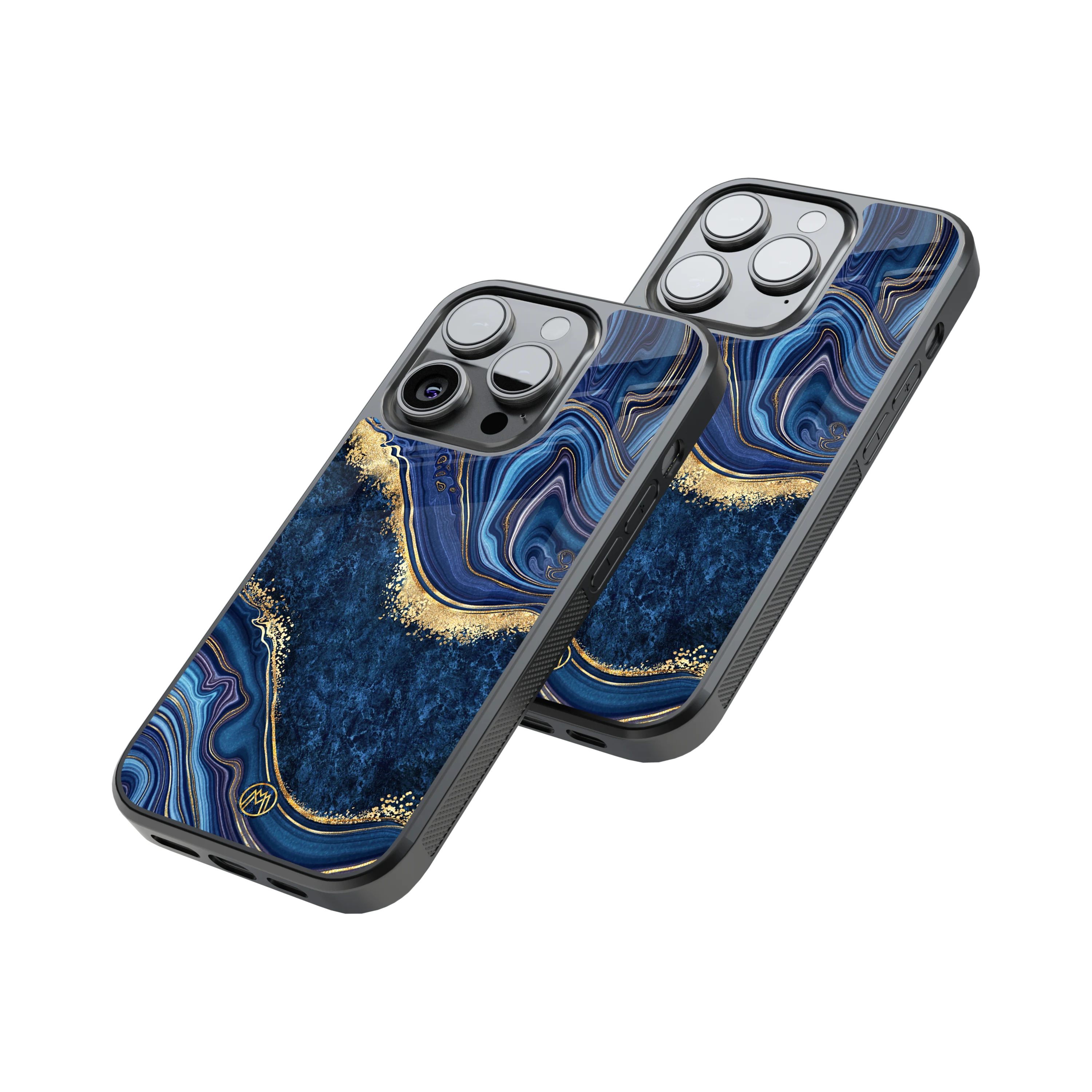 Protective Glass Back Phone Case Compatible with iPhone, Samsung, OnePlus, Pixel & More