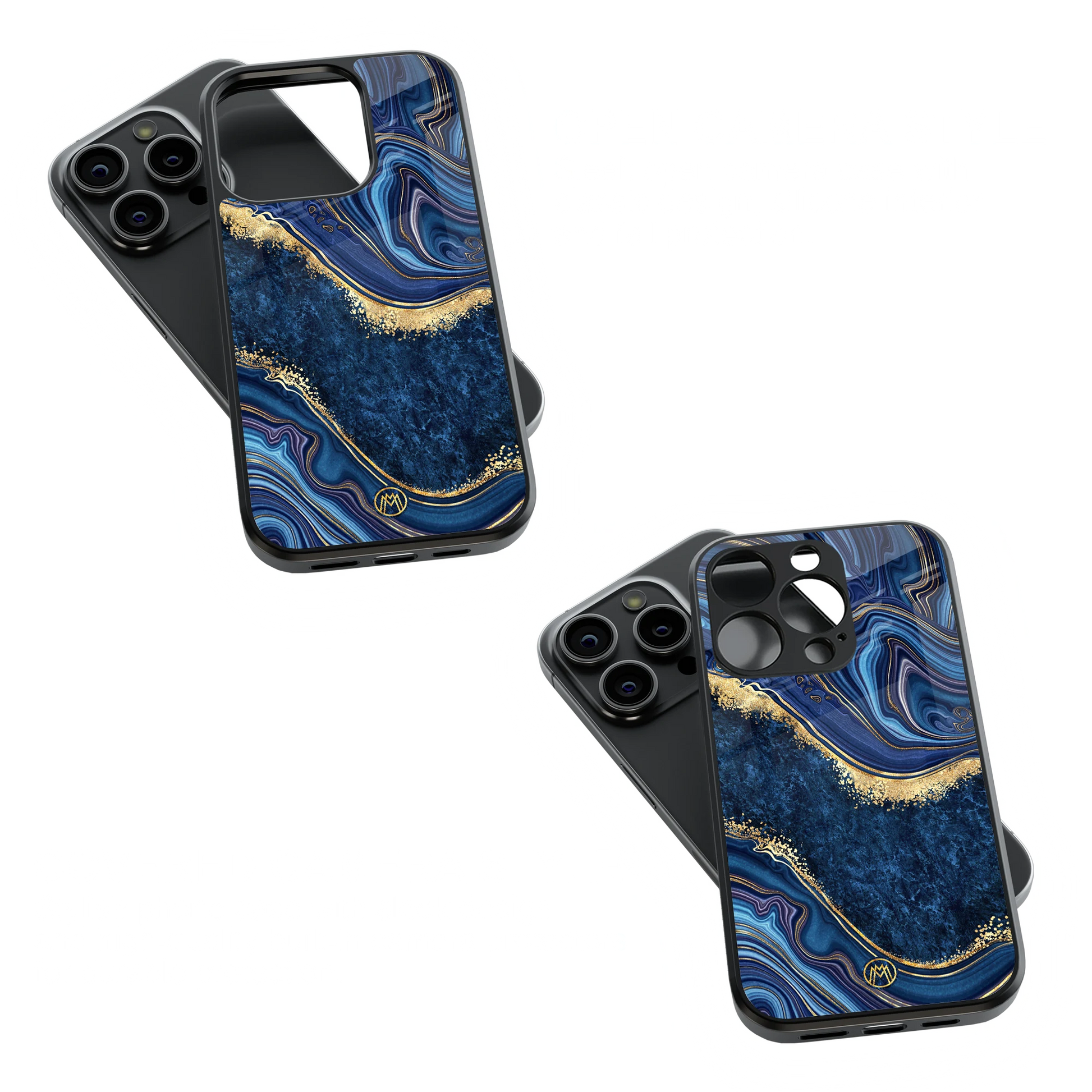 Trendy Glass Back Mobile Case for iPhone, Samsung, Redmi, OnePlus, Google Pixel, Motorola
