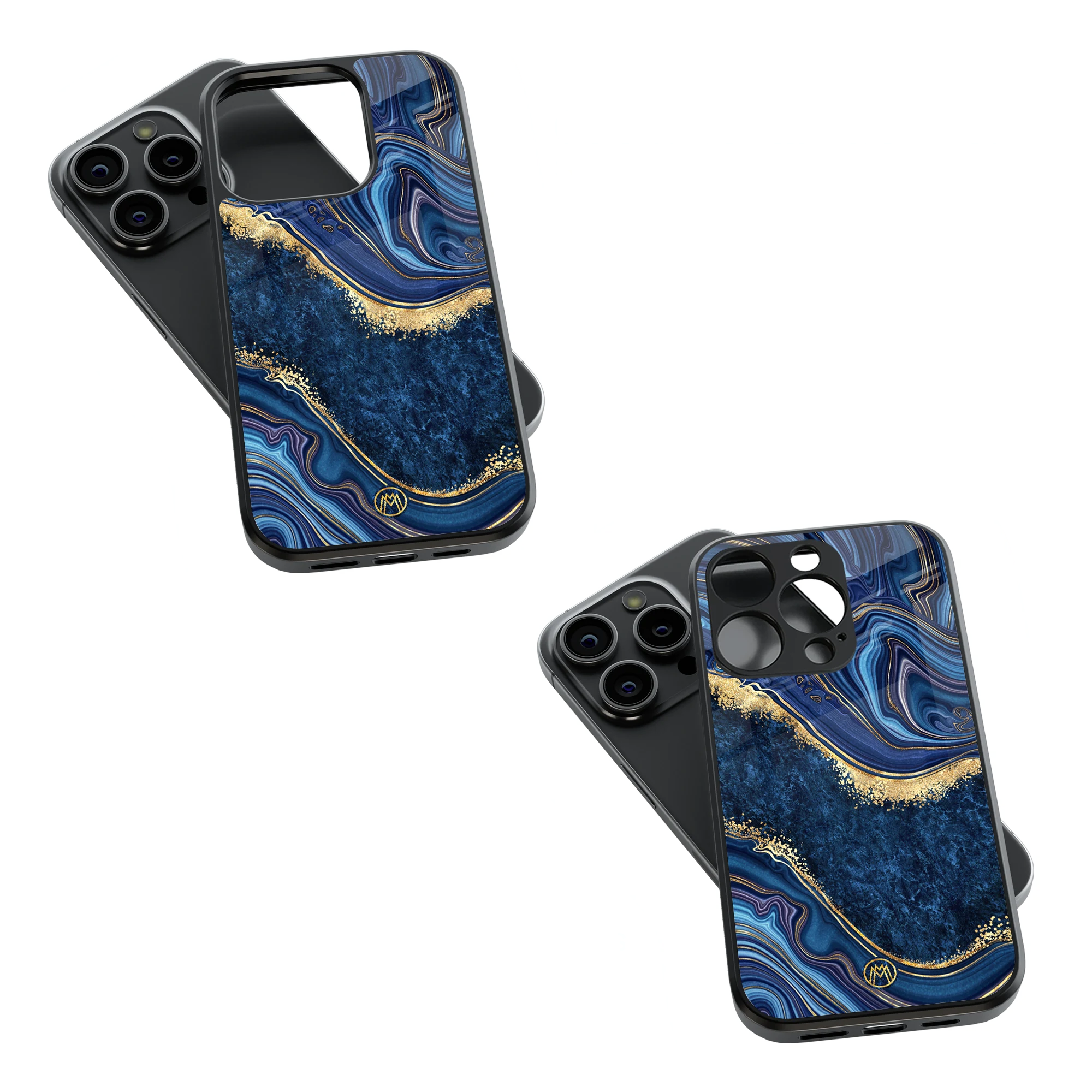 Trendy Glass Back Mobile Case for iPhone, Samsung, Redmi, OnePlus, Google Pixel, Motorola