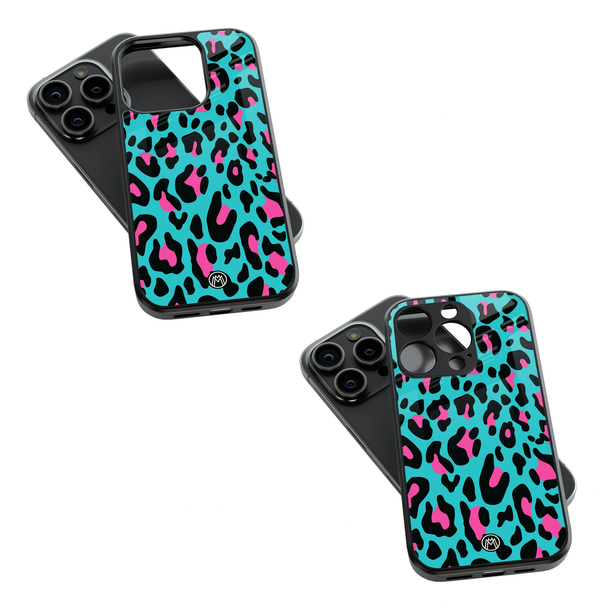 Trendy Glass Back Mobile Case for iPhone, Samsung, Redmi, OnePlus, Google Pixel, Motorola