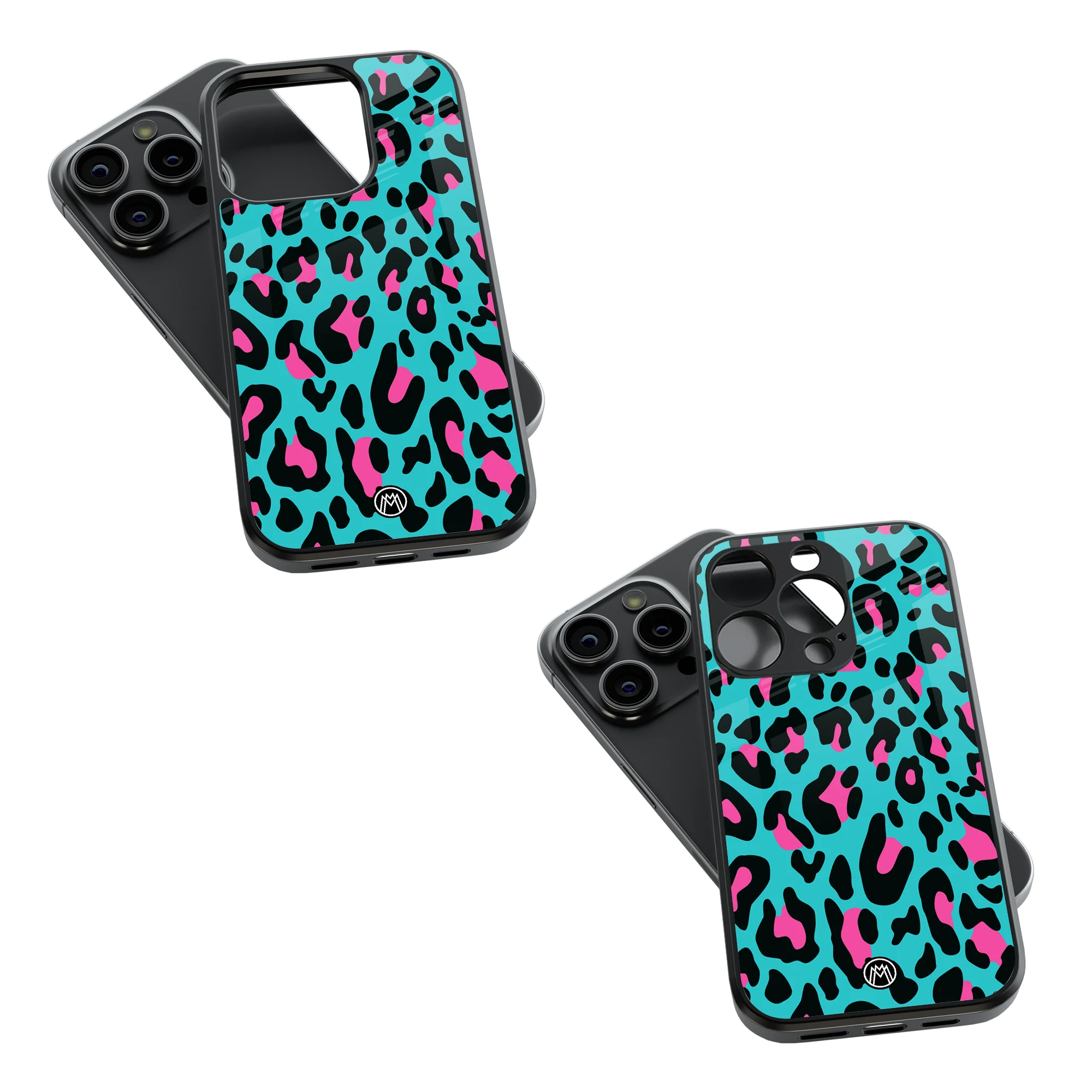 Trendy Glass Back Mobile Case for iPhone, Samsung, Redmi, OnePlus, Google Pixel, Motorola