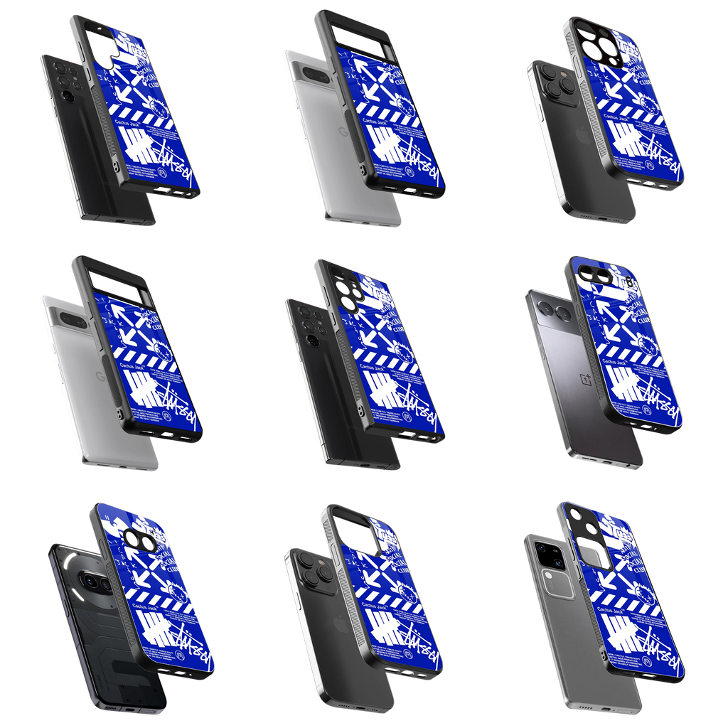 Durable Glass Back Mobile Case for iPhone, Samsung, OnePlus, Google Pixel, Redmi, Vivo, Oppo