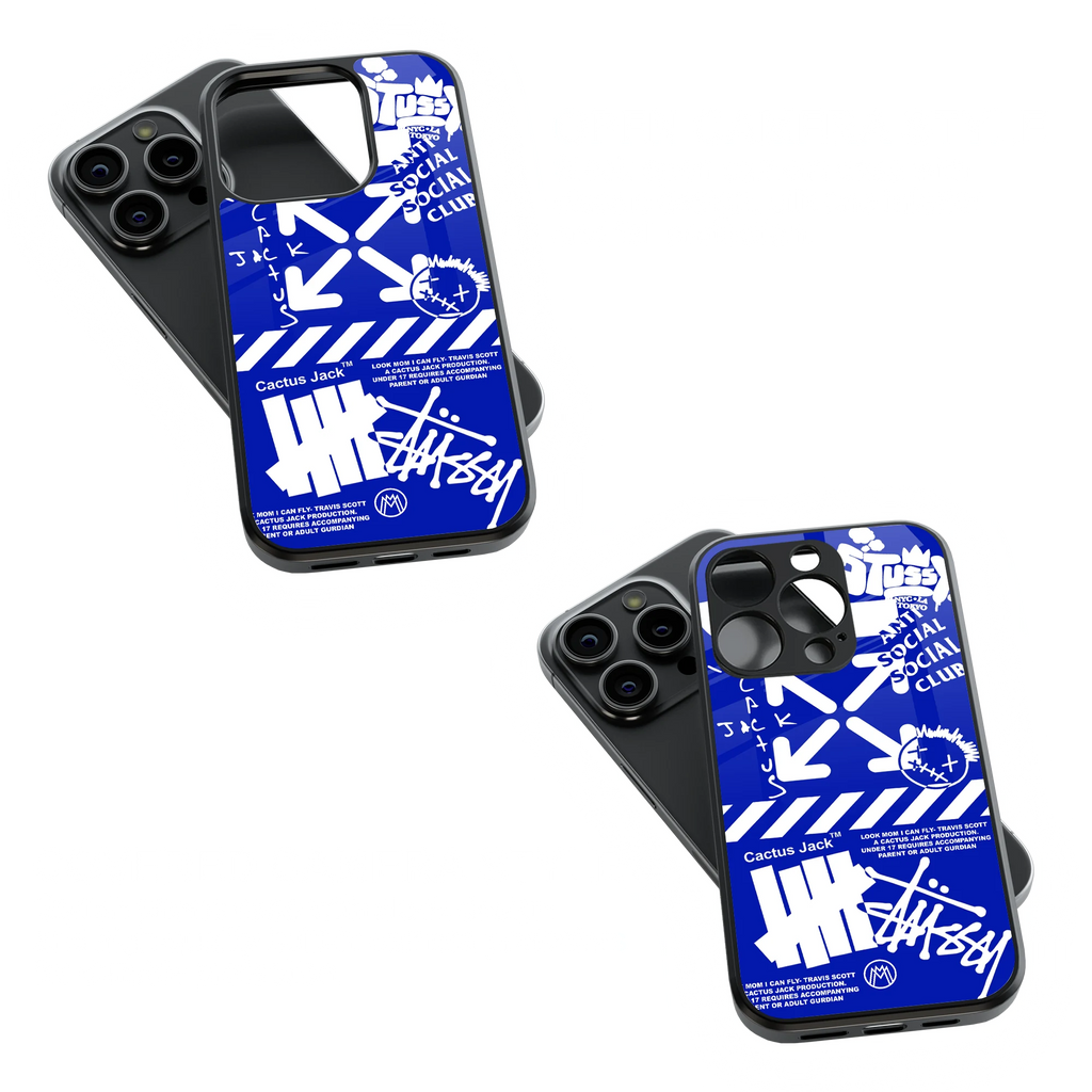 Trendy Glass Back Mobile Case for iPhone, Samsung, Redmi, OnePlus, Google Pixel, Motorola